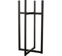 Manahee Design | Socle pour Pot ou Panier en Métal Noir | 83 cm x 42,8 cm x 42,8 cm