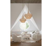 Manahee Design | Sous-structure pouf Monaco textile blanc | Blanc | 105x105x40 cm