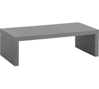 Manahee Design | Table basse gris béton | MDF | 110x55x35 cm | Design intemporel U-forme