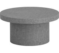 Manahee Design | Table basse MDF gris effet béton mat | 60x60x30 cm | Design moderne forme champignon