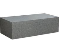 Manahee Design | Table basse MONOBLOC gris béton | MDF folié, 100x50x30 cm