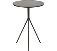 Manahee Design | Table basse ronde métal noir | Hauteur 57 cm | 40 x 40 cm