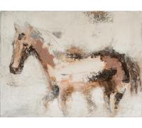 Manahee Design | Tableau Cheval abstrait | Toile/bois | 3,5 x 119,5 x 90 cm