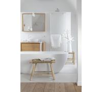 Manahee Design | Tabouret Timo Bois Naturel Gras/Teck Large | 44 cm x 60,5 cm x 42 cm | 3,95 kg