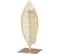 Manahee Design | Vase 1 Tube 1 Plume Métal/Fer Forgé Or Small | 22 cm x 8,5 cm x 8,5 cm