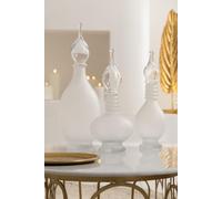 Manahee Design | Vase avec Bouchon en Verre Transparent Small | Verre | 38x17.5x17.5 cm | 2000 ml