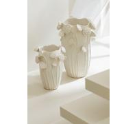 Manahee Design | Vase Botanica Lotus en Argile Beige Large | Céramique | Beige | 51 cm x 35,5 cm x 35 cm