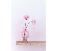 Manahee Design | Vase Boule en Verre Rose Clair Medium | 31 cm x 17,5 cm | 0,76 kg