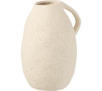 Manahee Design | Vase Cruche Céramique Beige Medium | Céramique blanche | 25 cm x 17 cm x 15 cm
