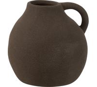 Manahee Design | Vase Cruche céramique noire | 15 cm hauteur | 14,5 x 14,5 cm