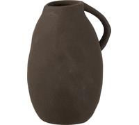 Manahee Design | Vase Cruche céramique noire | 25 cm hauteur | 17 x 14 cm