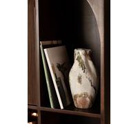 Manahee Design | Vase en porcelaine beige | 26,5 cm hauteur | 14 x 13,5 cm dimensions