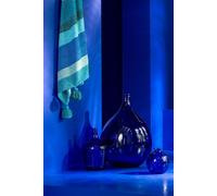 Manahee Design | Vase Lisbonne en verre bleu | 40x40x56 cm