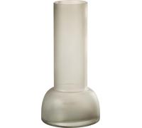 Manahee Design | Vase/Porte-bougie Yara Verre Greige | Gris | 32x16x16 cm