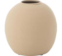 Manahee Design | Vase rond en céramique naturel | 28 cm de hauteur | 29,5 x 29,5 cm