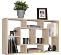 Manahee Design | Wandregal PAOLA | MDF sonoma | 85 x 47,5 x 16 cm