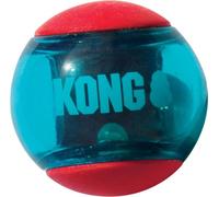 Manahee Pawni | Balles d’Action KONG Squeezz en Caoutchouc Dynamique | Multicolore | Diamètre 8,3 cm - Lot de 2