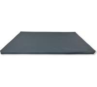 Manahee Pawni | Coussin de niche Topmast en simili cuir anthracite | 120 x 75 cm | Mousse à mémoire