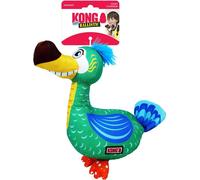 Manahee Pawni | Jouet Kong Ballistic Vibez Birds durable avec sifflet | Multicolore | 32,5 x 25,5 cm