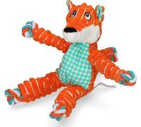 Manahee Pawni | Jouet KONG Floppy Knots Fox | Tissu noué & peluche | 24 cm Small/Medium