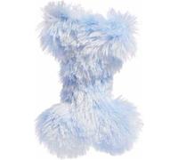 Manahee Pawni | Jouet Os en Peluche Topmast Bleu avec Sifflet | 20 x 10 cm