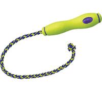 Manahee Pawni | KONG AirDog Fetch Stick Large | Matériau tennis doux | Jouet à sifflet avec corde