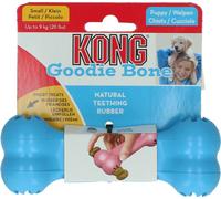 Manahee Pawni | Os pour chiot KONG Goodie en caoutchouc naturel durable | Rose ou bleu | Taille Small