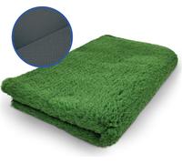 Manahee Pawni | Tapis Vet Bed PROF Vert Uni | Polyester extra épais | 100 x 75 cm Antidérapant