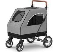 Manahee Pawni | Topmast Hondenbuggy Big Smart | Gris, 4 roues, capacité 40 kg