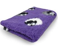 Manahee Pawni | Velvet Bed pour Chien | Violet | 150 x 100 cm | Polyester Haute Qualité