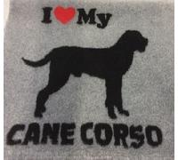 Manahee Pawni | Vet Bed I Love My CaneCorso | Anti-glisse | 100 x 75 cm