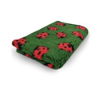 Manahee Pawni | Vet bed Ladybug | Vert | Latex anti-slip | 100 x 75 cm