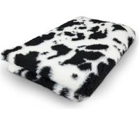 Manahee Pawni | Vet Bed Latex Antidérapant Imprimé Vache | 75 x 50 cm | Polyester