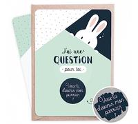 Manahia - Carte à Gratter Veux-tu être mon Parrain ? | Demande pour Baptême et Annonce Grossesse ou Naissance | Enveloppe kraft | Futur Meilleur Ami