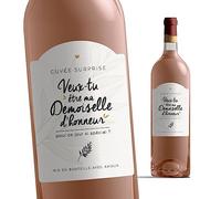 Manahia - Étiquette bouteille Demoiselle d'honneur - Demande amie pour Mariage - Vin, Champagne, Biere, Annonce mariage - Cadeau Surprise EVJF