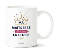 Manahia - Mug Maîtresse d'École - Cadeau original Fin d'Année Scolaire