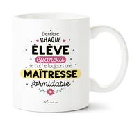 Manahia - Mug Maîtresse Formidable - Cadeau Fin d'Année Scolaire