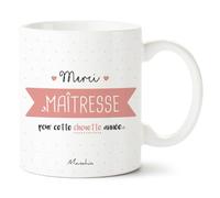 Manahia - Mug Merci Maîtresse - Cadeau original Fin d'Année Scolaire