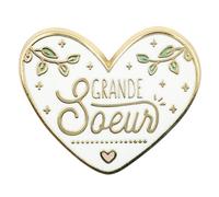 Manahia - Pins grande sœur - Fille - Cadeau annonce grossesse - Bébé arrive