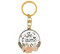 Manahia Porte clés Amour - Je t'aime - Bijoux Saint Valentin - Cadeau Saint Valentin - Cadeau Noël Chérie - Anniversaire Copine - Cadeau Amour - Idée Cadeau Saint Valentin