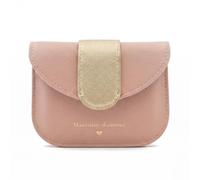 Manahia Porte-Monnaie Femme Marraine d'amour - Petit Portefeuille Simili Cuir Compact - Idée Cadeau Marraine Utile Anniversaire & Baptême - Rangement Cartes & Monnaie - Marque Française