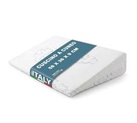 Manami Coussin cale, inclinaison ergonomique 15°, déhoussable et lavable, coussin de chaise longue, respirant, fabriqué en Italie