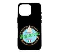 Manarola Cinque Terre La Spezia Rétro Italie Vintage Coque pour iPhone 16 Pro