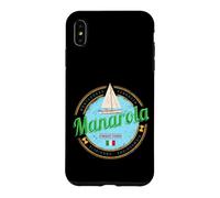 Manarola Cinque Terre La Spezia Rétro Italie Vintage Coque pour iPhone XS Max