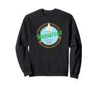 Manarola Cinque Terre La Spezia Rétro Italie Vintage Sweatshirt