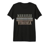Manassas rétro, Virginie T-Shirt Haut de Gamme
