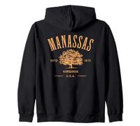 Manassas Virginia Souvenir de Style Vintage Sweat à Capuche