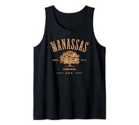 Manassas Virginia Souvenir Vintage Style Vieilli Débardeur
