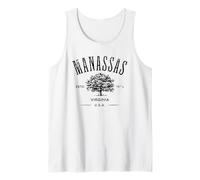 Manassas Virginia Souvenir Vintage Style Vieilli Débardeur