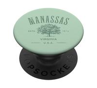 Manassas Virginia Souvenir Vintage Style Vieilli PopSockets PopGrip Adhésif